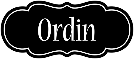 Ordin welcome logo