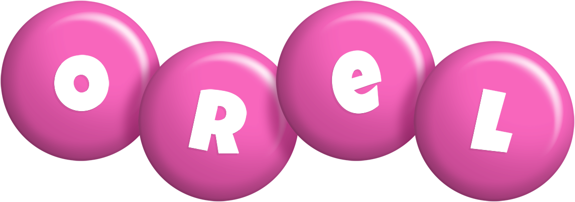Orel candy-pink logo