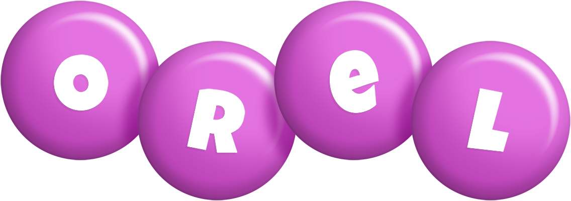 Orel candy-purple logo