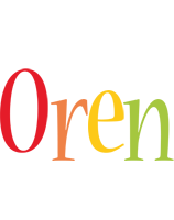 Oren birthday logo