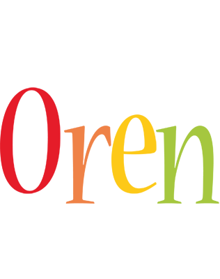Oren birthday logo