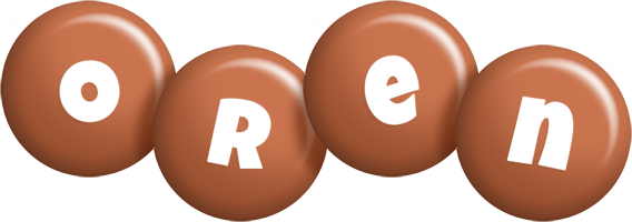 Oren candy-brown logo