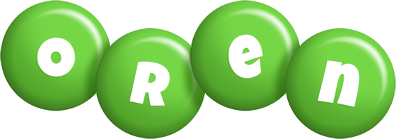 Oren candy-green logo