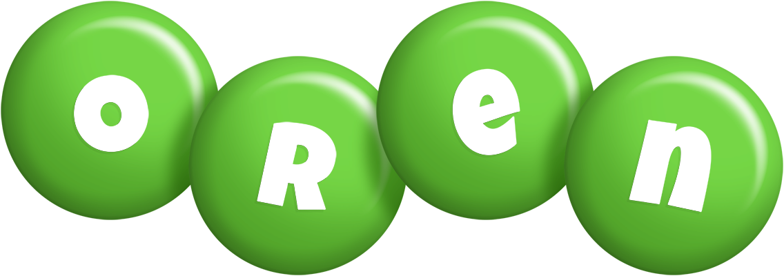 Oren candy-green logo
