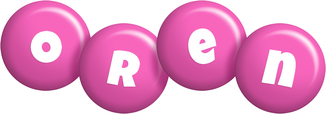 Oren candy-pink logo
