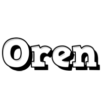 Oren snowing logo