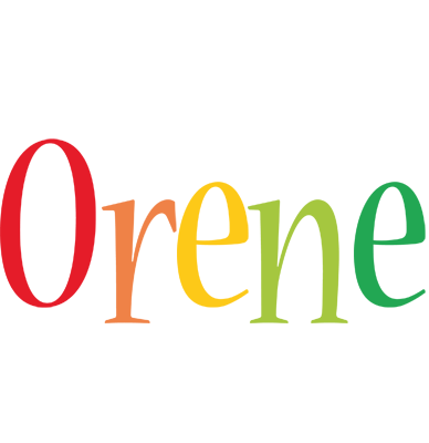 Orene birthday logo
