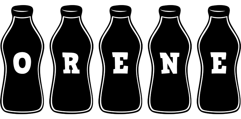 Orene bottle logo