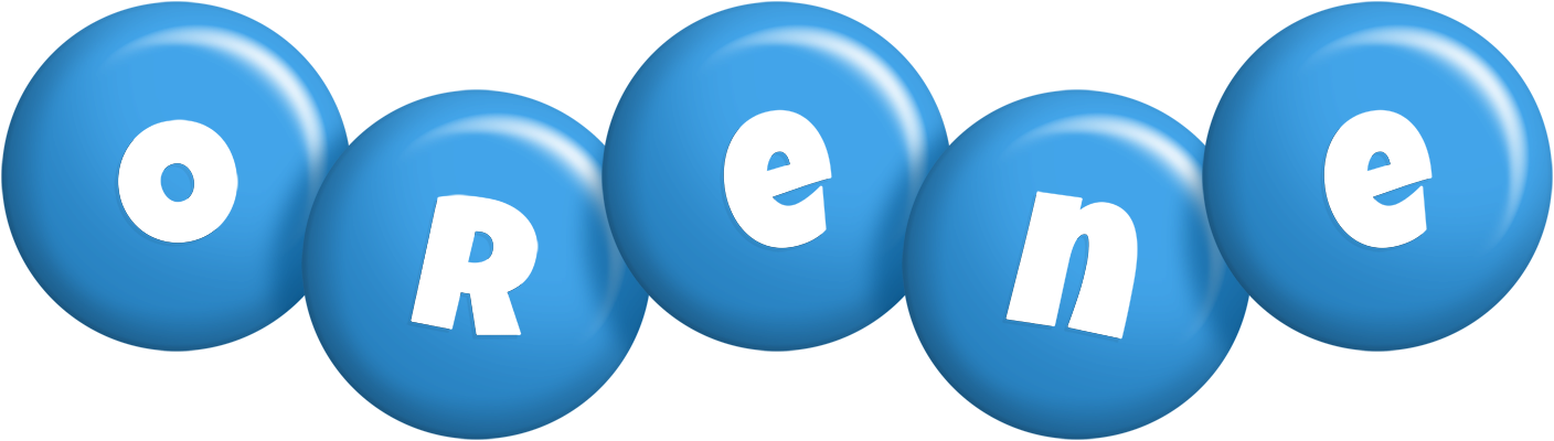 Orene candy-blue logo