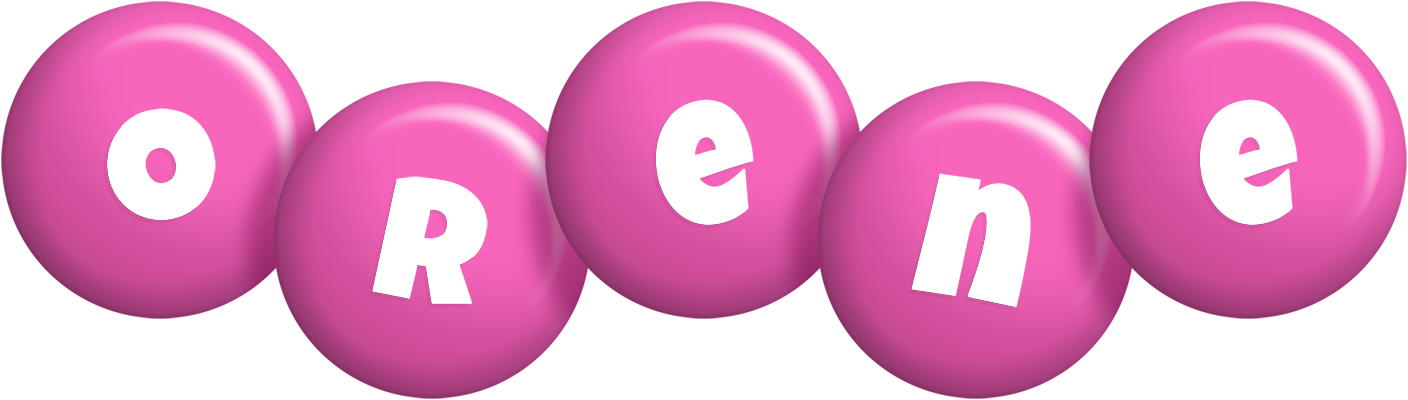 Orene candy-pink logo