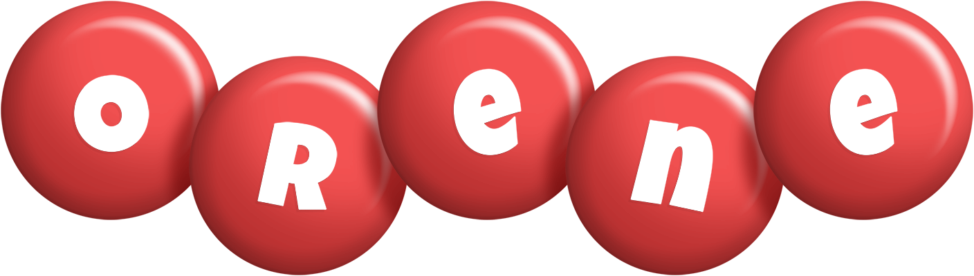 Orene candy-red logo