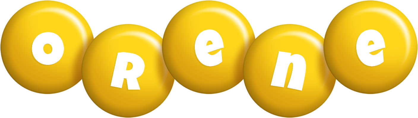 Orene candy-yellow logo