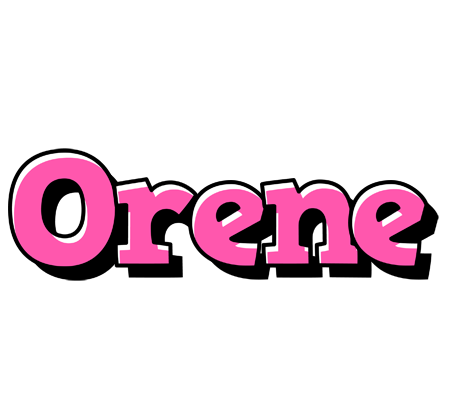 Orene girlish logo