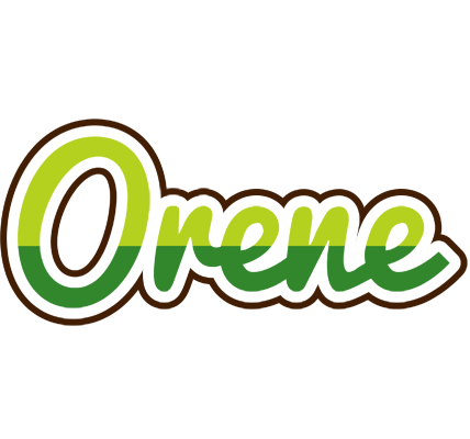 Orene golfing logo