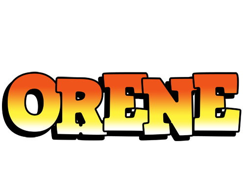 Orene sunset logo
