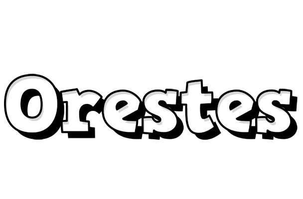 Orestes snowing logo