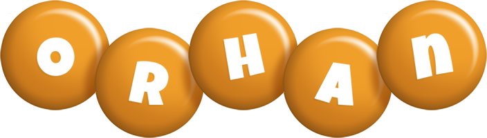 Orhan candy-orange logo