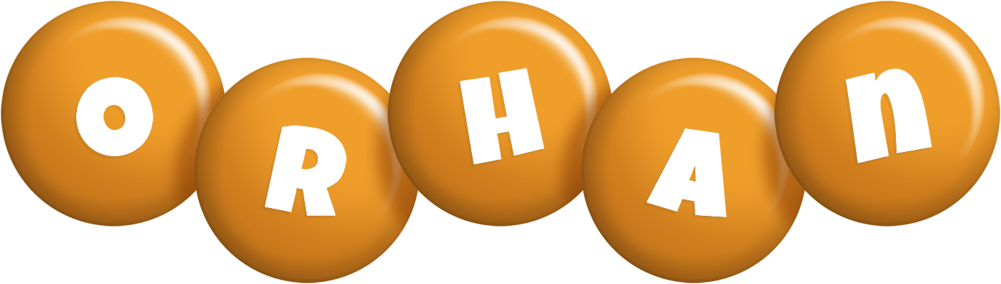 Orhan candy-orange logo