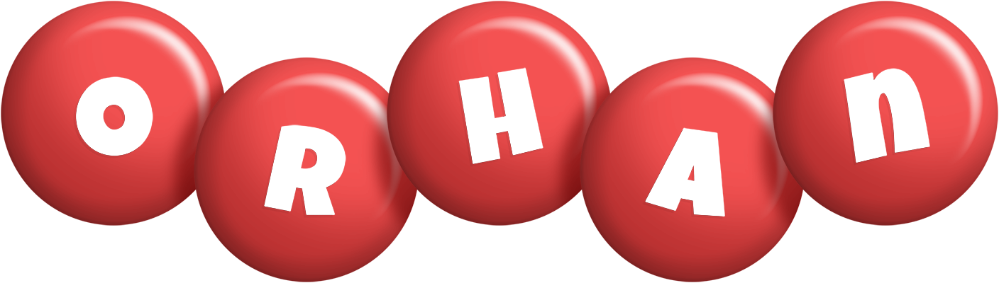 Orhan candy-red logo