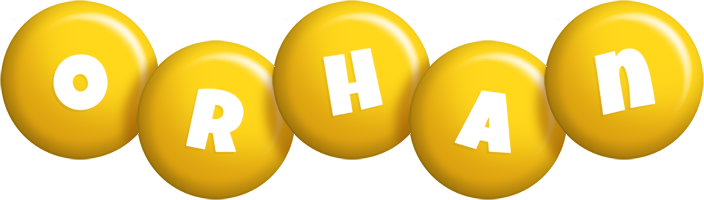 Orhan candy-yellow logo