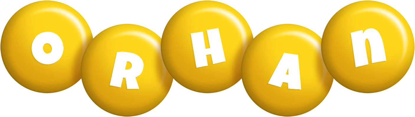 Orhan candy-yellow logo