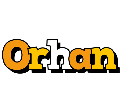 Orhan cartoon logo