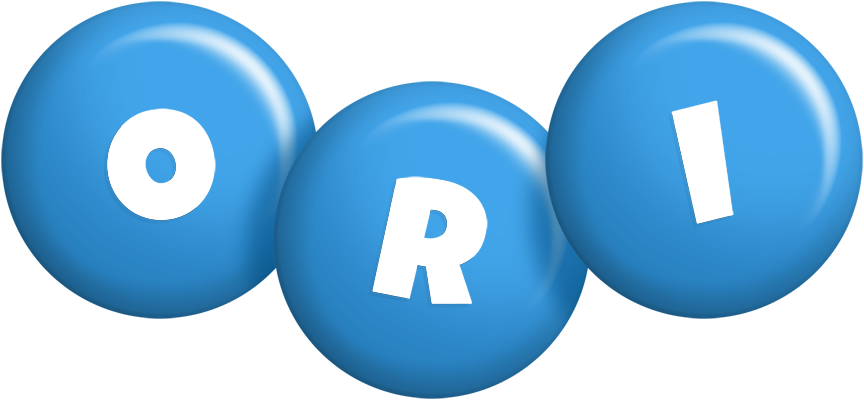 Ori candy-blue logo