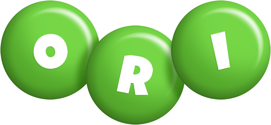 Ori candy-green logo