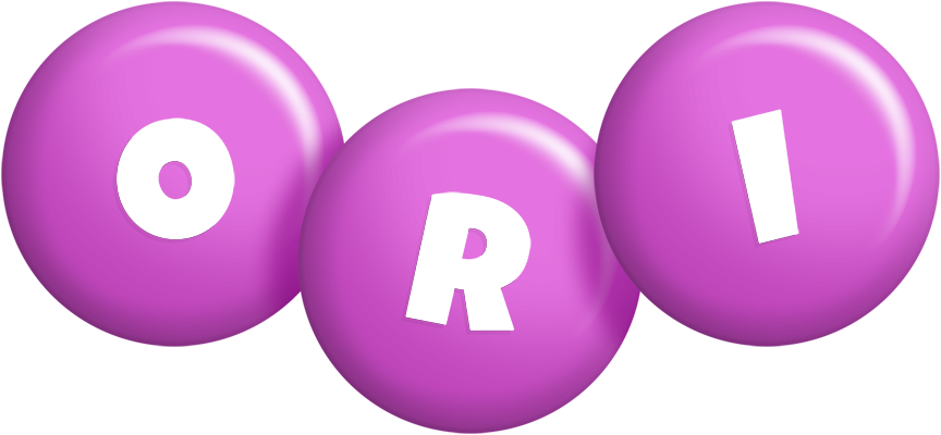 Ori candy-purple logo