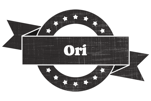 Ori grunge logo
