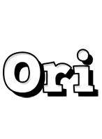 Ori snowing logo