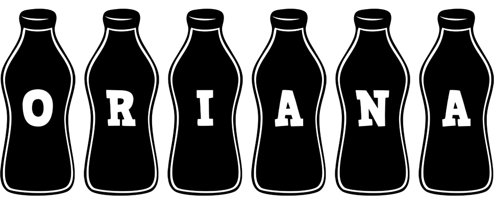 Oriana bottle logo