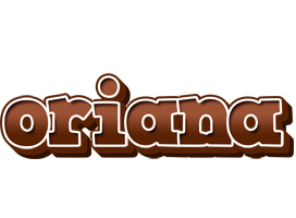 Oriana brownie logo