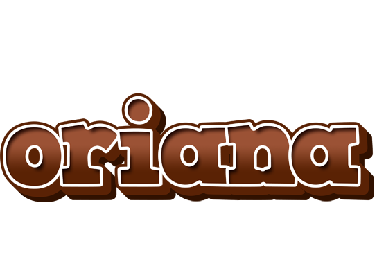Oriana brownie logo