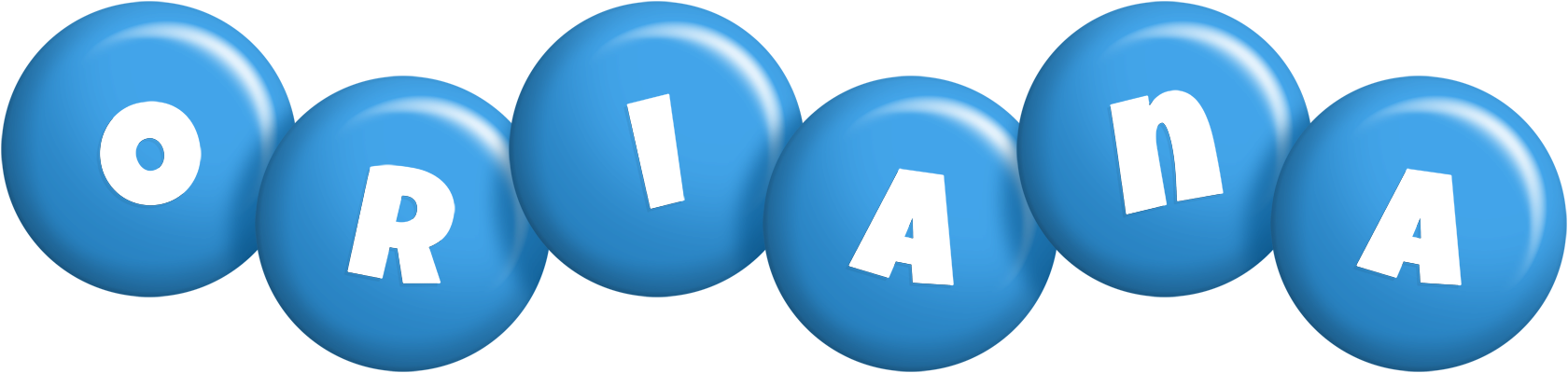 Oriana candy-blue logo