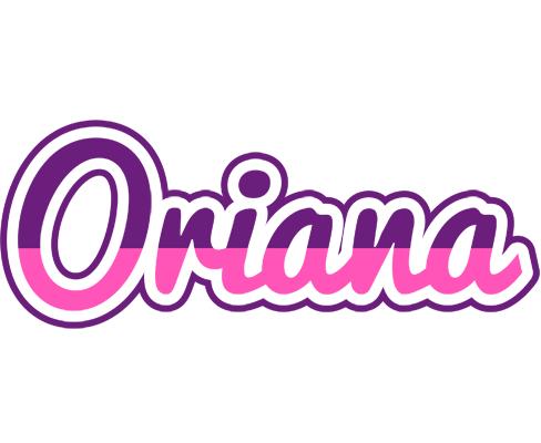 Oriana cheerful logo