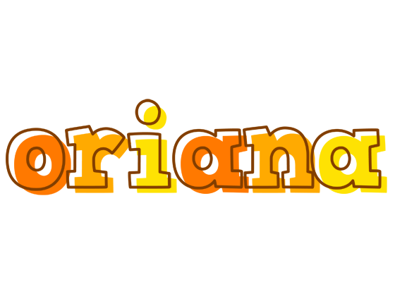 Oriana desert logo