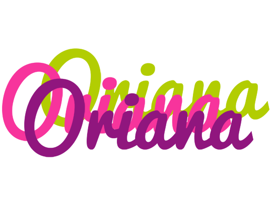 Oriana flowers logo