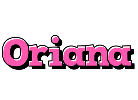 Oriana girlish logo