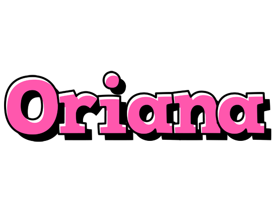 Oriana girlish logo