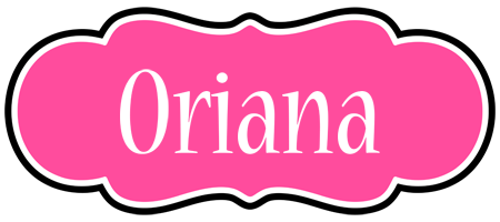 Oriana invitation logo