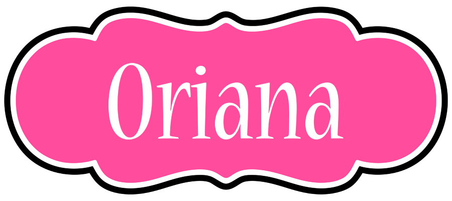 Oriana invitation logo