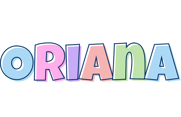 Oriana pastel logo