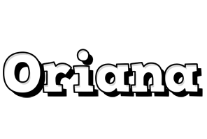 Oriana snowing logo