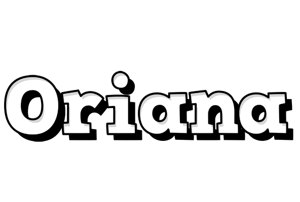 Oriana snowing logo