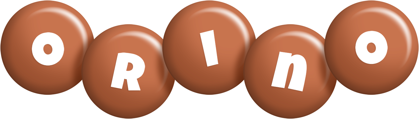 Orino candy-brown logo