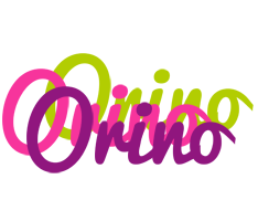 Orino flowers logo