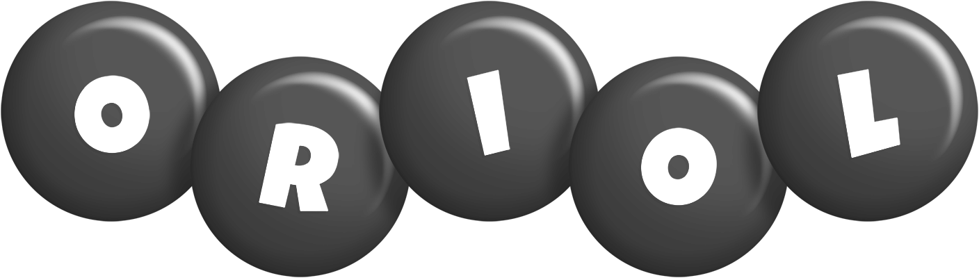 Oriol candy-black logo