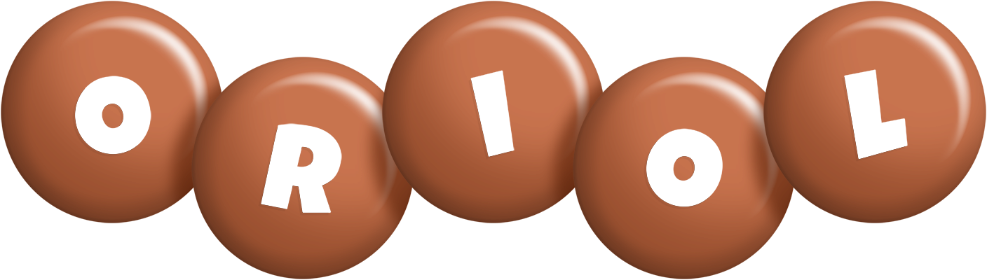 Oriol candy-brown logo