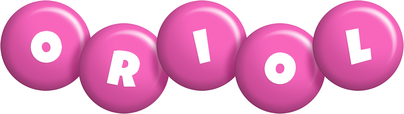Oriol candy-pink logo